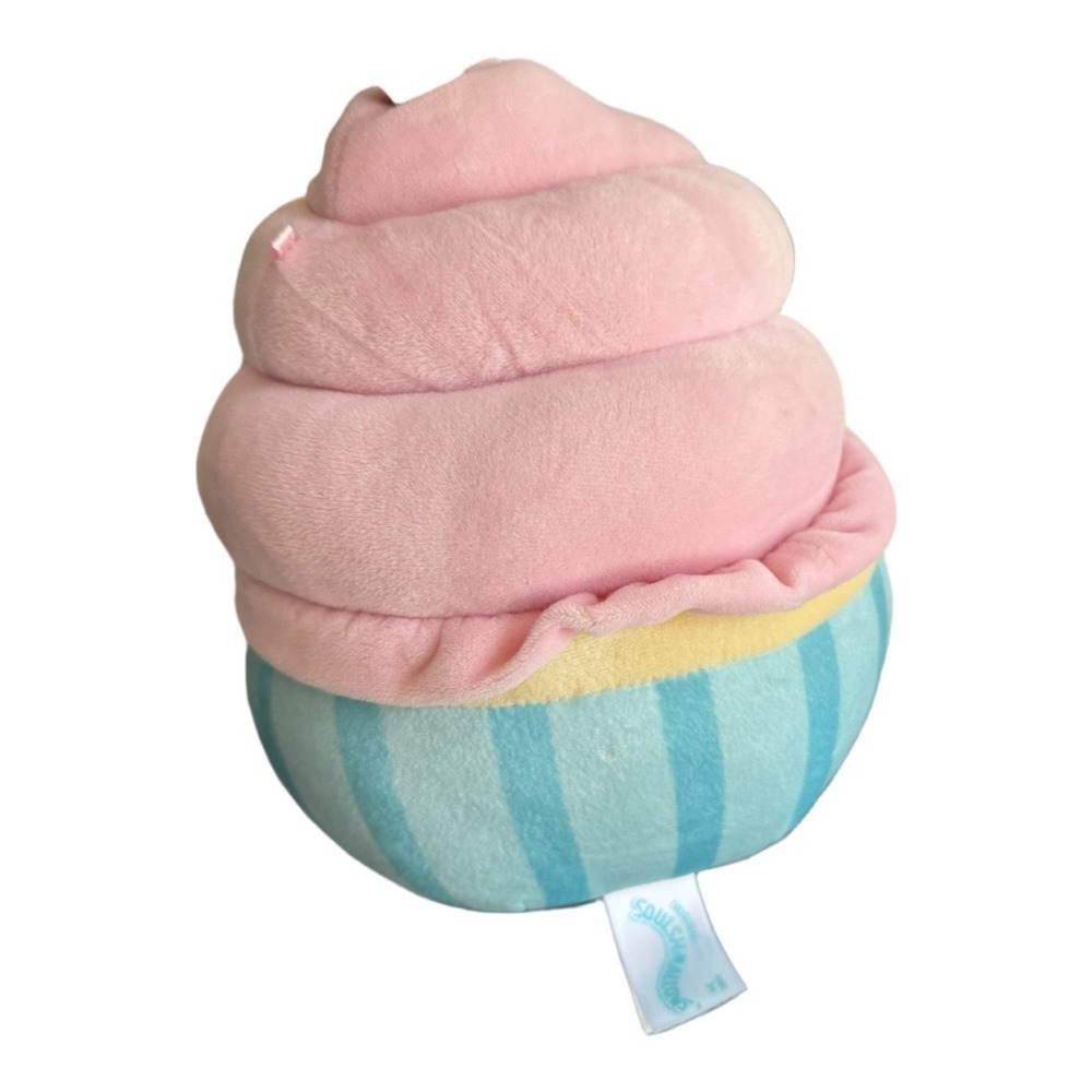 Original Squishmallows Deidre Pink Sprinkle Cupcake 8" Plush Party Birthday - Picture 3 of 6
